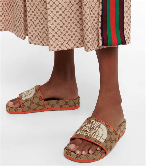 gucci and north face slides|north face Gucci collection prices.